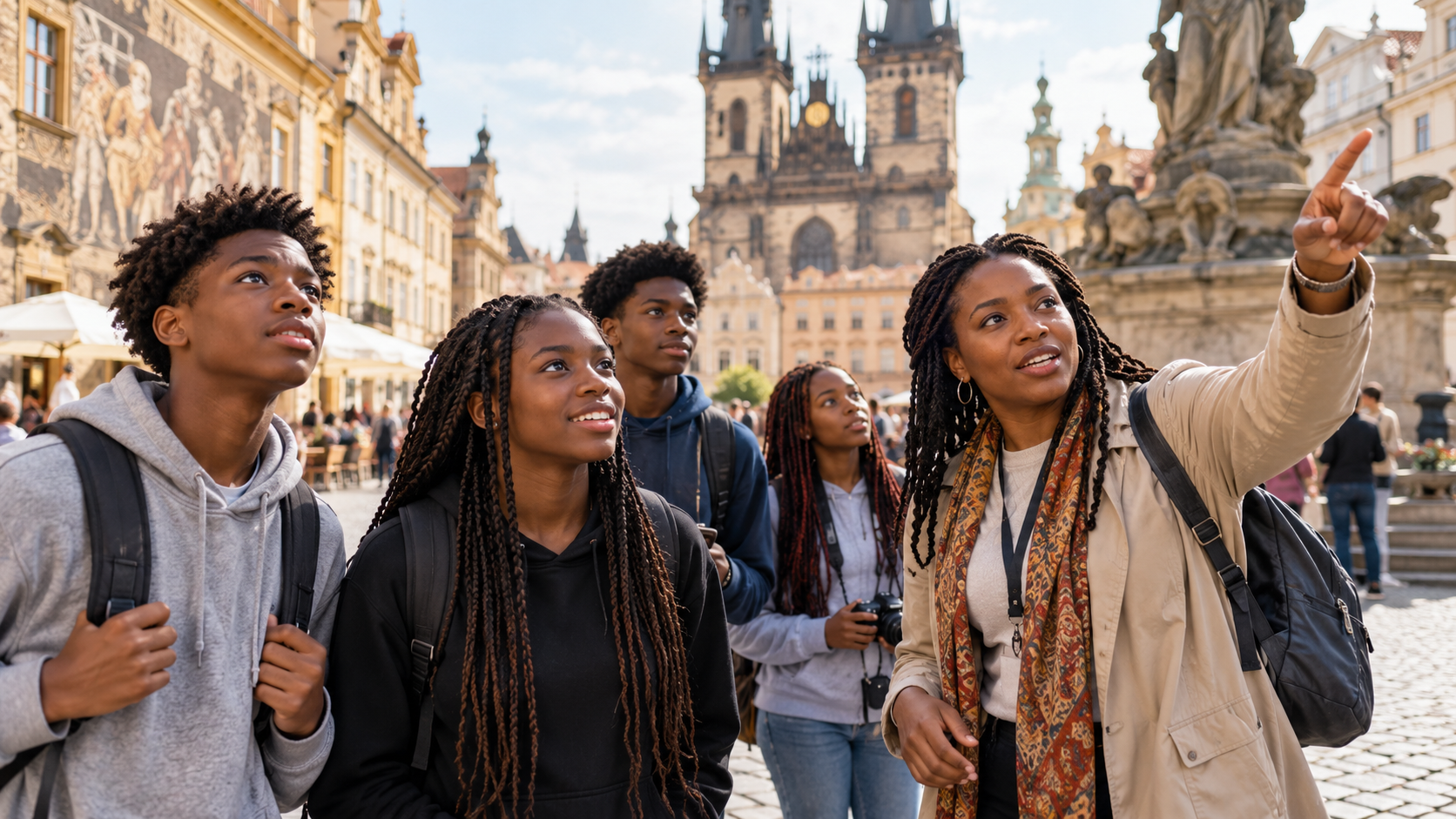 Illustration of access to travel abroad opportunities